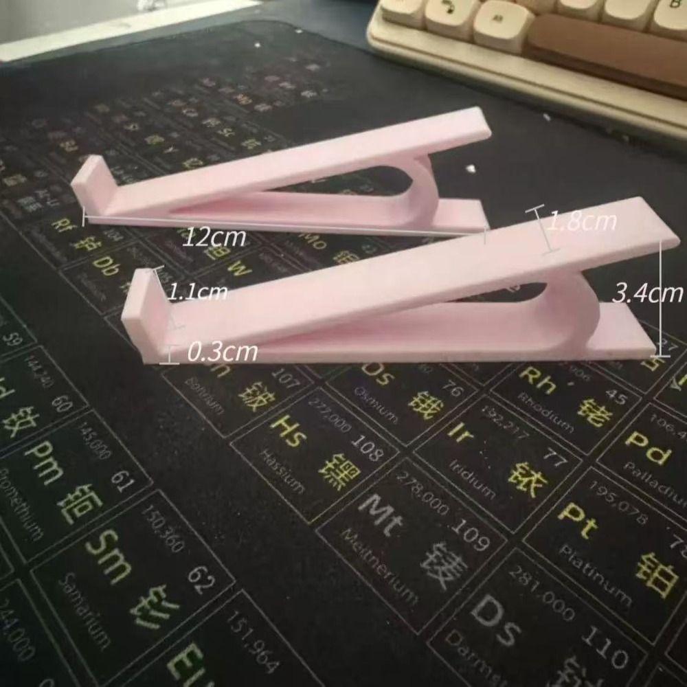 1 Pair Portable Keyboard Elevated Stand Raised Keyboard Angle Accessories Computer Keyboard Riser Plastic Monitor Holder