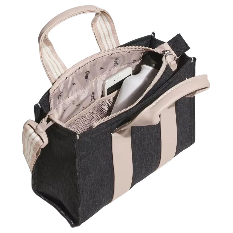 New Adidas Polyamide Tote Bag Shopping Bag Shoulder Bag Crossbody Bag Handbag Unisex Black JN9437