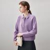Comon Boca Women's Polo Collar Cashmere Sweater