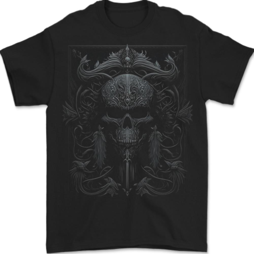 Symbol of Death Gothic Goth Heavy Metal Music Mens T-shirt Cotton S