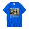 Radiohead We Escape Cotton 100 Forest Green T shirt NH14426 vintage Washed Casual Breathable Top For Everyday Wear Stretched