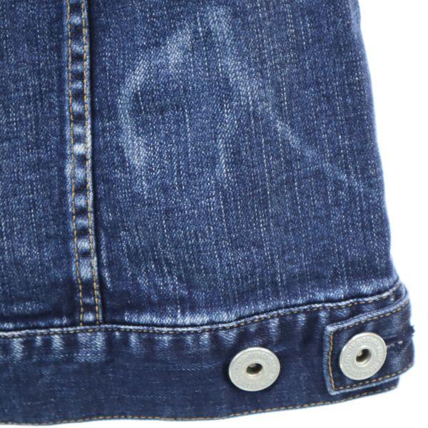 Brand new BLUE MONSTER CLOTHING Denim Jacket L stretch G jacket Men's Used