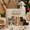 Handmade Pet Figurines Tiny 3D Beaded Animal DIY Kit with Instructions Easy