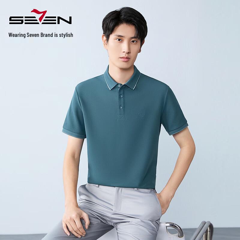 SEVEN Men s Cooling Short-Sleeve Polo Shirt S