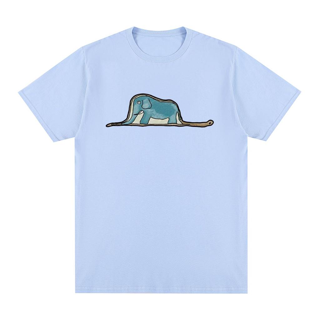 snake swallow elephant Le Petit Little Prince Vintage Tshirt Harajuku Ulzzang Cotton Unisex T shirt New Tee Tshirt Women s Tops