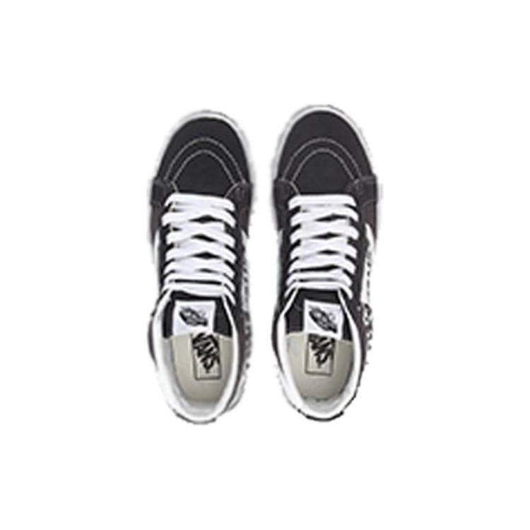 Vans SK8 Mid Reissue Logo 'Black White' VN0A391FTY6