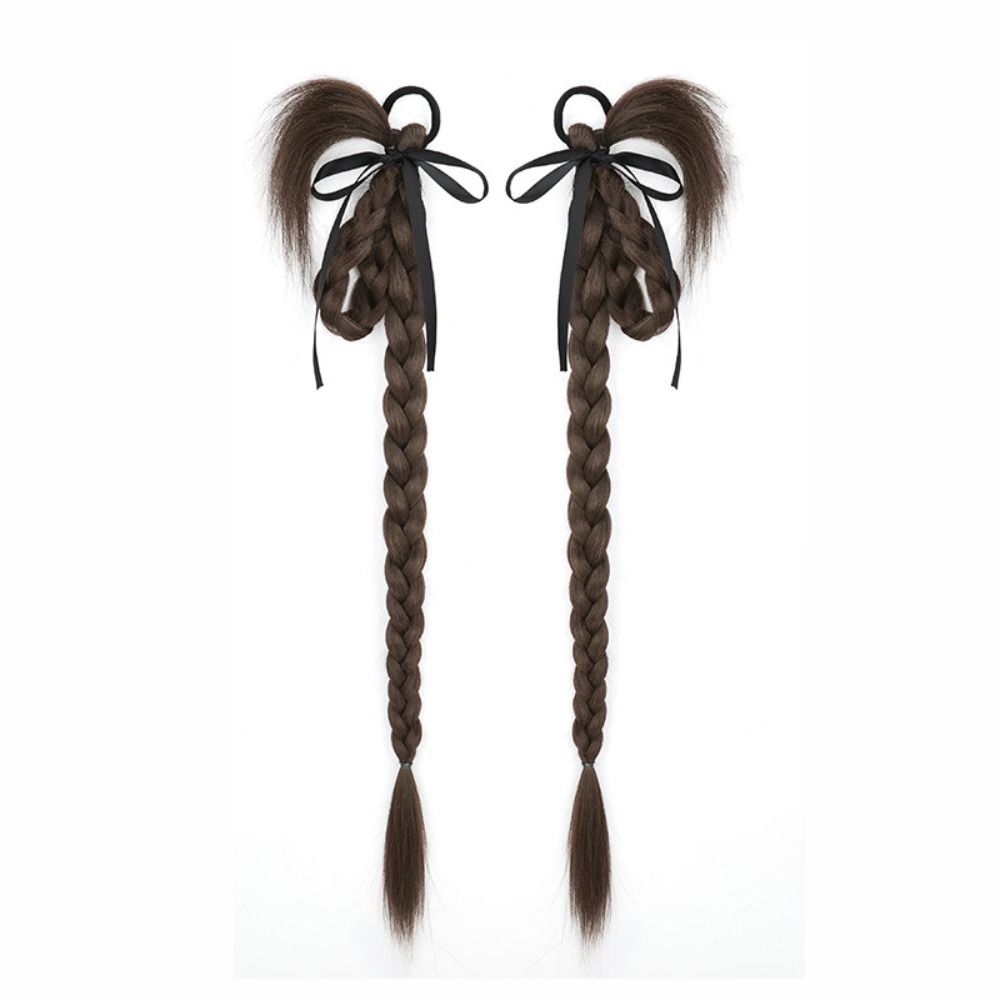 2Pcs Twist Braid Wig Bubble Braid Fried Dough Chicken Feather Boxing Braid  for Women