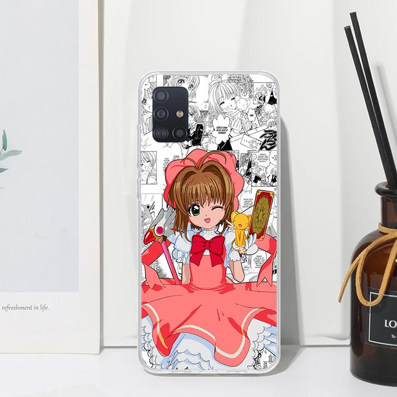 CardCaptor Sakura Anime Phone Case For Samsung Galaxy A52 A42 A32 A22 A12 A02S A72 A51 A50S A41 A31 A21S A71 A40 A30S A20S A10S