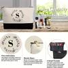 Women's  Set Large Capacity Shopping Bags Fashion Canvas Letter Handbag Makeup Bags Travel Storage Bag Office