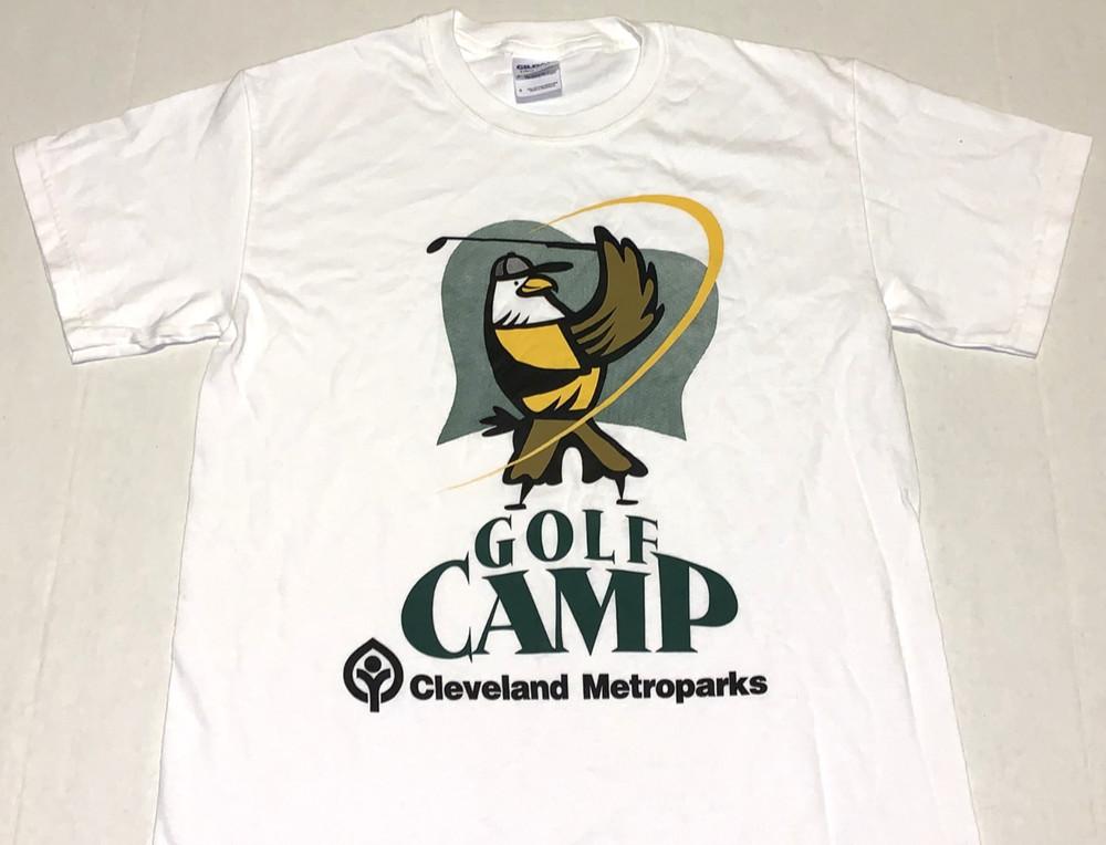 Rare! Vintage Cleveland Ohio Metroparks Golf Camp T-Shirt New! SMALL Unisex T-Shirt XXXL