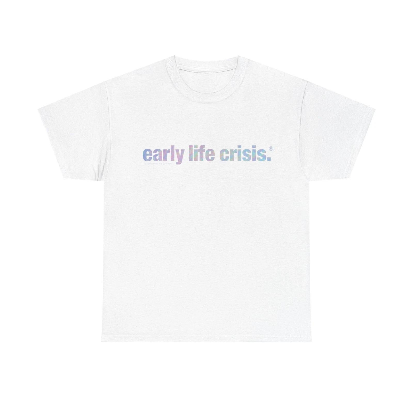 Nettspend Early Life Crisis Holographic Album Tour Merch Tees All Colors & Sizes L