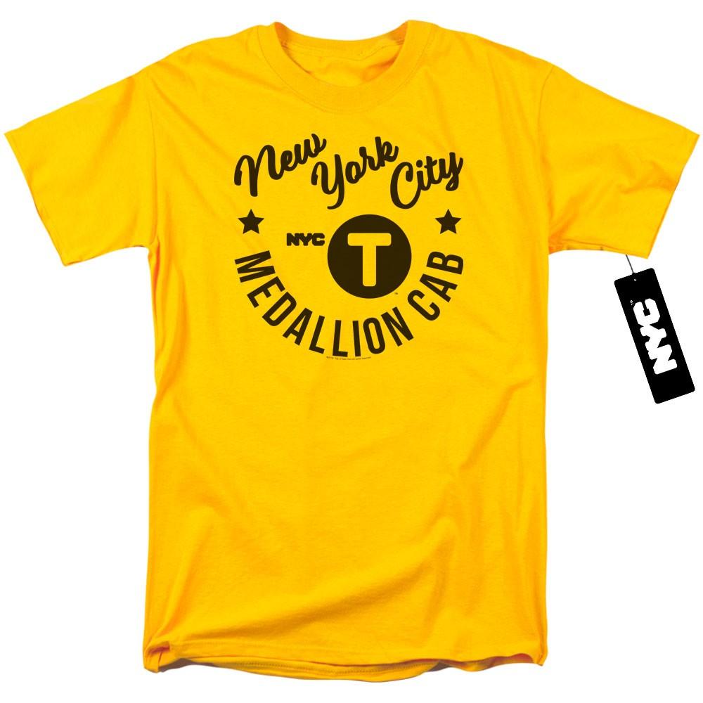 New York City NYC Hipster Taxi Tee V2 Licensed Adult T-Shirt S