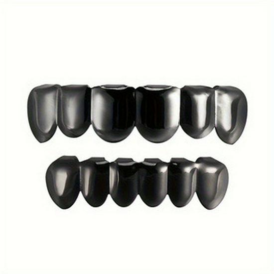 Smooth Six-Tooth Canine Hip Hop Teeth Grill - European and American Style