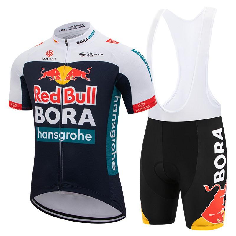 Mens Cycling Jersey Bib Shorts Set Quick Dry Breathable Road Bike Outfit Ride