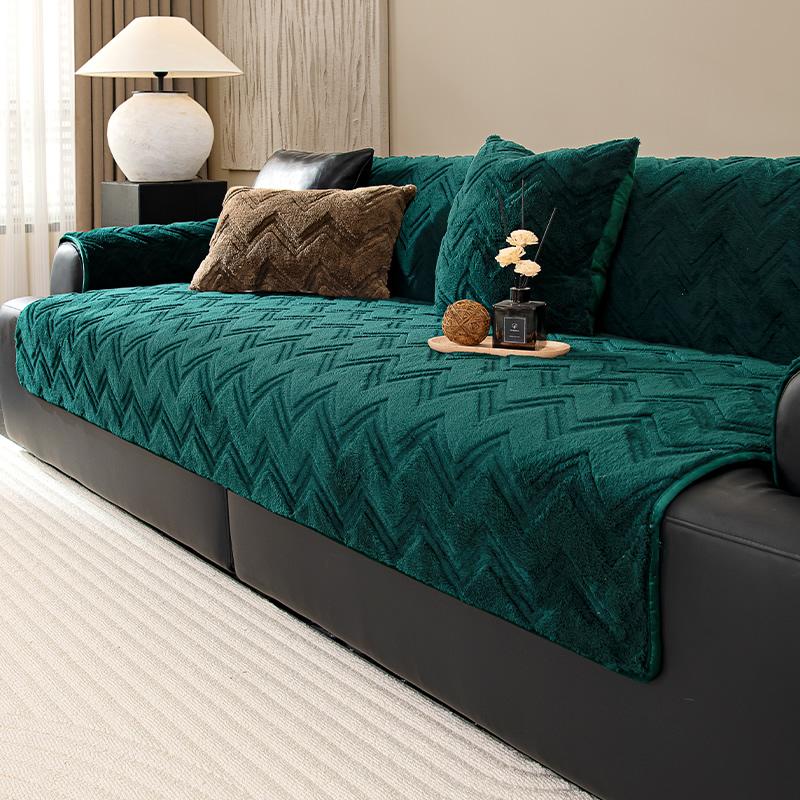 

Чехол Funda Sofa Mats Winter Living Home Нескользящий Water Ripple Fleece Sofa Cushion Couch Sofa Covers 70X70