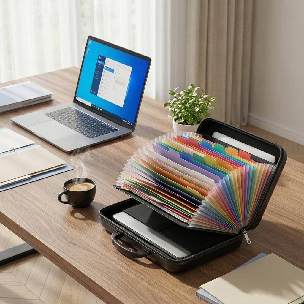 Hard Fireproof  Document Organizer With Lock