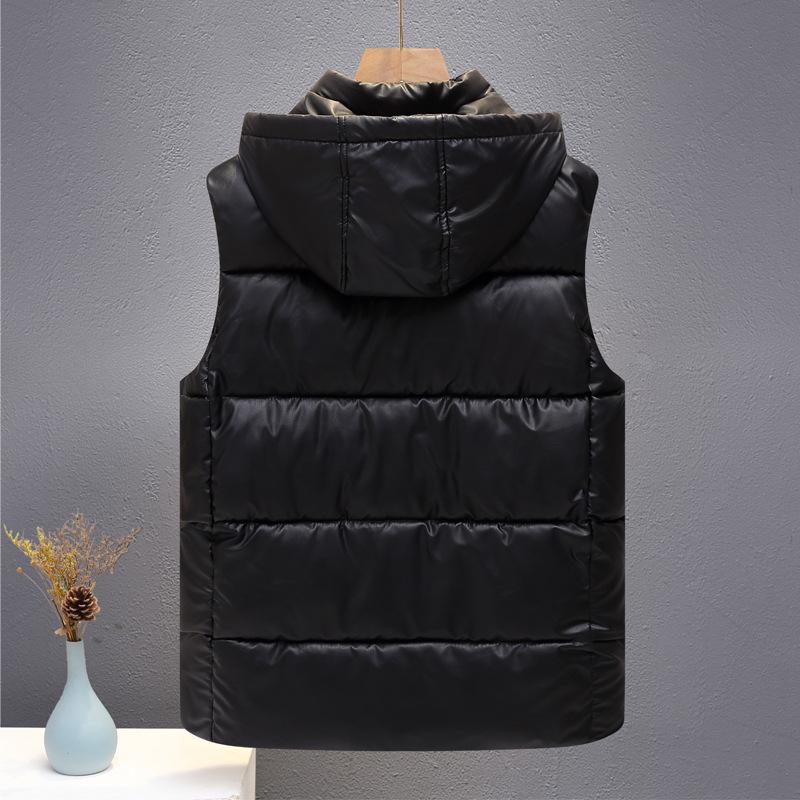 Autumn and winter men's tooling cotton vest loose handsome vest warm student trend vest thickened jacket outside wear