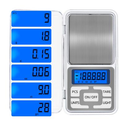 Hochpräzisionswaage 500g 0,1g Elektronische Gewichtswaage Digitale Analysenwaage Taschen-Schmuck-Diamantenwaage Für Küche