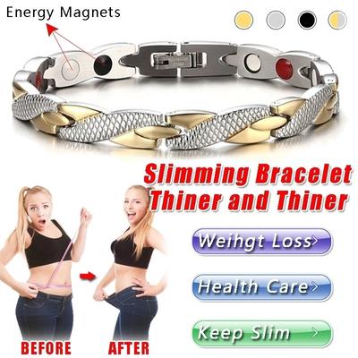 Magnetická terapie náramek na hubnutí Energetický náramek na hubnutí Twisted Dragon Magnets Šperky Péče o zdraví