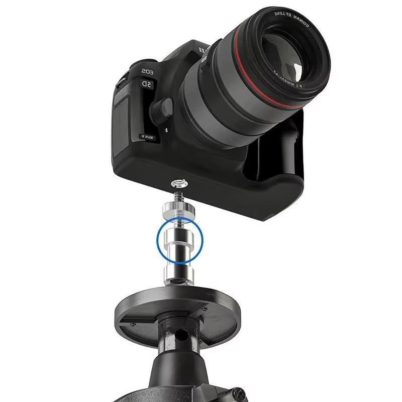 1/4" to 3/8" Screw Adapter Converter Threaded Spigot Mount for GoPro Action Camera Flash Tripod Monopod Light Stand Microphone
