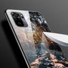 Tempered Glass Case For Xiaomi Redmi Note10 Pro Case Glass Back Cover For Xiaomi Redmi Note 10 10Pro Max Case  Note10 5G Shell