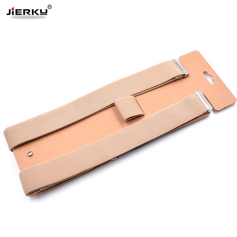 Men's Y-Back Elastic Suspender with 6 Clips - Casual Style for Adults