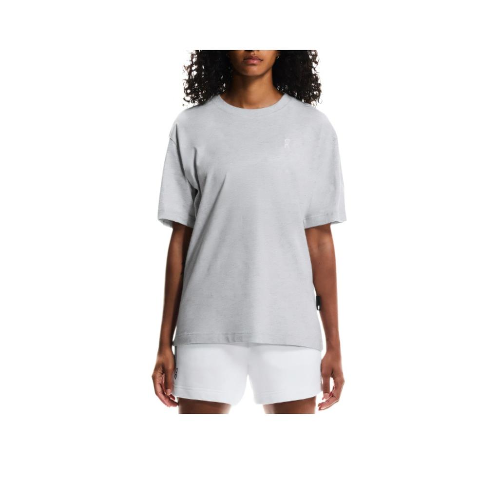 On Club T Smash Loose Ribbed Breathable Short Sleeve Regular T-Shirt Women Tops 1WF31223503