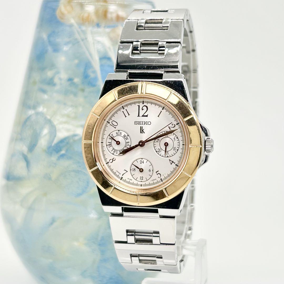

[USED] SEIKO LK Lucia 5Y89-0B30 Quartz Wristwatch