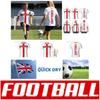 Vintage England UK T-shirt Football Soccer Training National Flag United Kingdom 3D Print CHEER JERSEY Short Sleeve Round Neck Sport Uniform Unisex