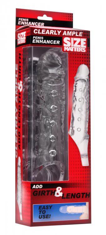 Transparent Penis Sleeve 15 X 4.5cm - Size Matters - Extenders
