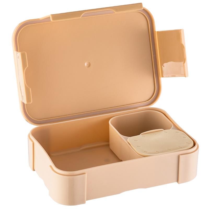 Children's Kid's Bento Lunch Food Boxes,Packed Lunchbox Food airtight Side dish Sealed Kitchen Storage Containers organizers