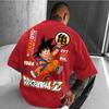 Dragon Ball Super, Sun Wukong, Animation Personality Printing Heavy Cotton T-Shirt, Handsome Cartoon Men'S And Women'S T-Shirt Short Sleeve Shirt