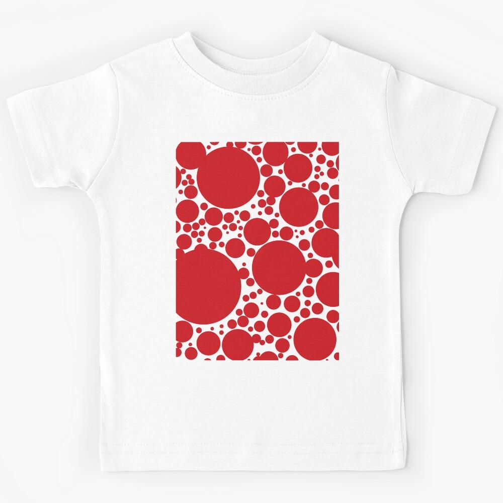 Red Dots Pattern Kids T-Shirt 170
