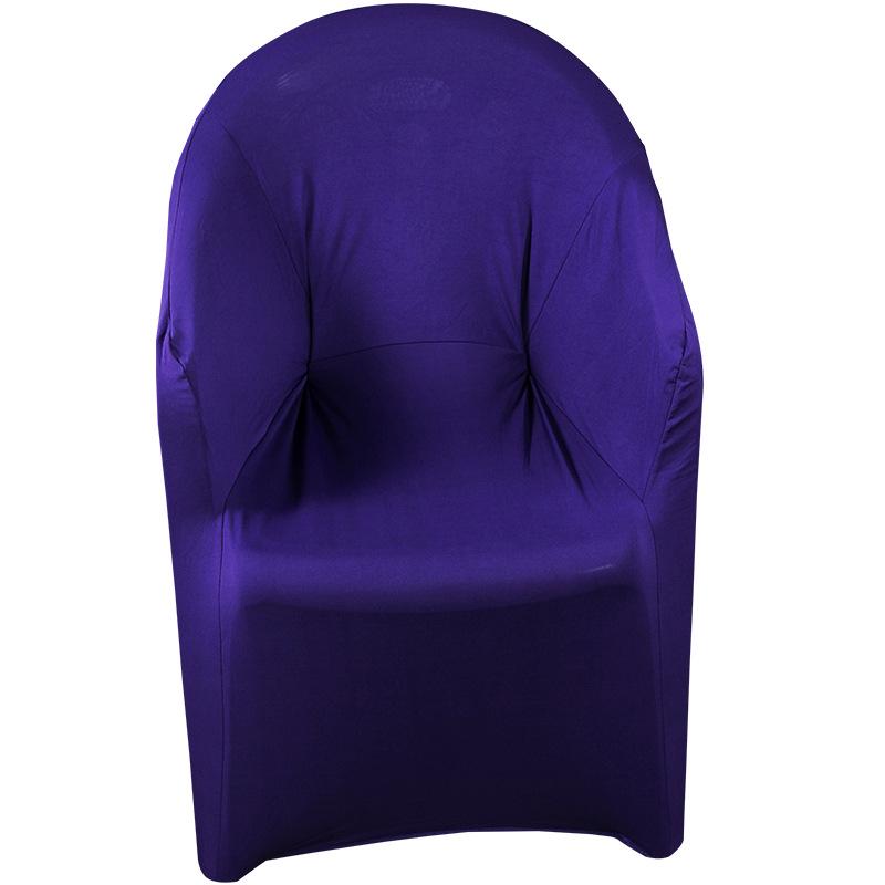 Elastic Outdoor Plastic Armchair Cover for Beach, Wedding, Hotel, and Food Stall – Full Coverage