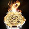 JINSHIDUN Brand Watch Automatic Mechanical Watch Tuhao Gold Dragon Watch Waterproof Glow-in-the-dark Men's Watch