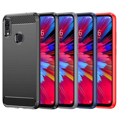 For Redmi Note 7 8 Pro 7s Note8t Silicon Carbon Fiber Soft Silicone Case for Xiomi Redmi Note 7pro Shockproof Phone Cover