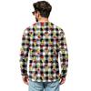 Men's Loose Fit V-Neck Christmas Print Street Casual Top