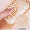 Airbag Wood Comb Massage Hair Brush Comb For All Hair Types Anti-Static Comb & Scalp Massager Ir Cushion Design For Detangling