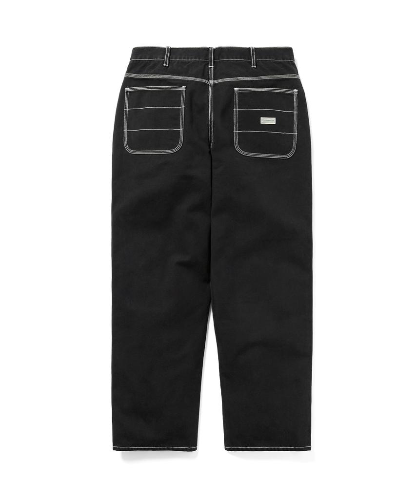 This Is Never That Contrast Stitch Pant Black