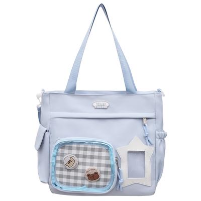 Large Capacity Women's Shoulder Bag Student Class Tote Bag Crossbody Bag