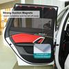 Rear Window Sun Shade, 2 PCS Magnetic Double Layer Car Side Window Sun Shades For Baby, Half Blackout & Half See-Through Back Window Covers For Sun &