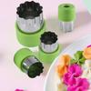 Stainless Steel Vegetable Cookie Cutter Set Multi-Shape Mold for Ravioli Pasta Fruit Carving Non-Stick BPA-Free Dishwasher Safe Essential DIY Tool