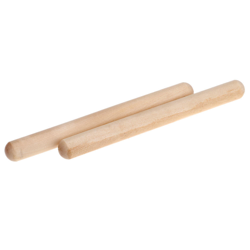 Pair of Rhythm Sticks Birch Kid Children Musical Toy Gift Percussion Instrument