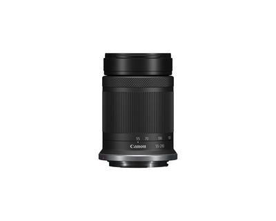 Canon je lehký teleobjektiv se zoomem pro bezzrcadlový bajonet Canon RF, vybavený optickou stabilizací obrazu a technologií STM pro a cestování
