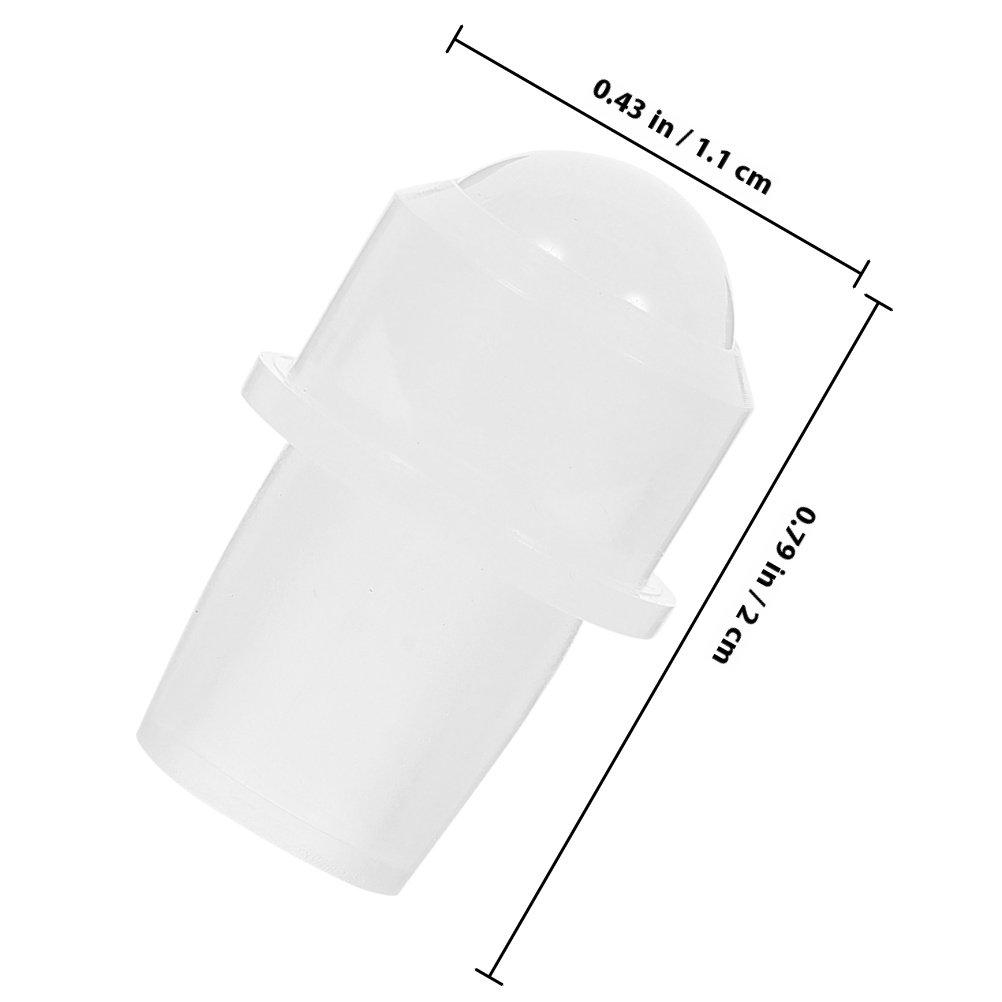 4Pcs Stainless Steel Roller Ball Inserts for 10Ml Essential Oil Bottles 16Mm Neck Leakproof Smooth Application Reusable Roll on