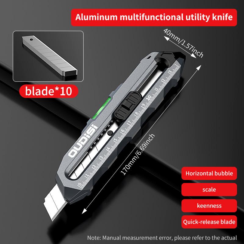 Pocket Knife Box Knife Practical Knife Telescopic Suitable for Home Office, School Stationery Knife Paper Art Knife