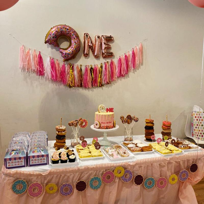 Wooden Doughnut Holder Dessert Display Rack Dim Sum Bread Sales Rack Donut Stand Birthday Party Wedding Table Decoration