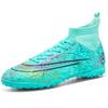 New FGTF Football Shoes Men's Breathable High-top Long and Short Nails Youth Children's Football Shoes Fashion Foreign Trade