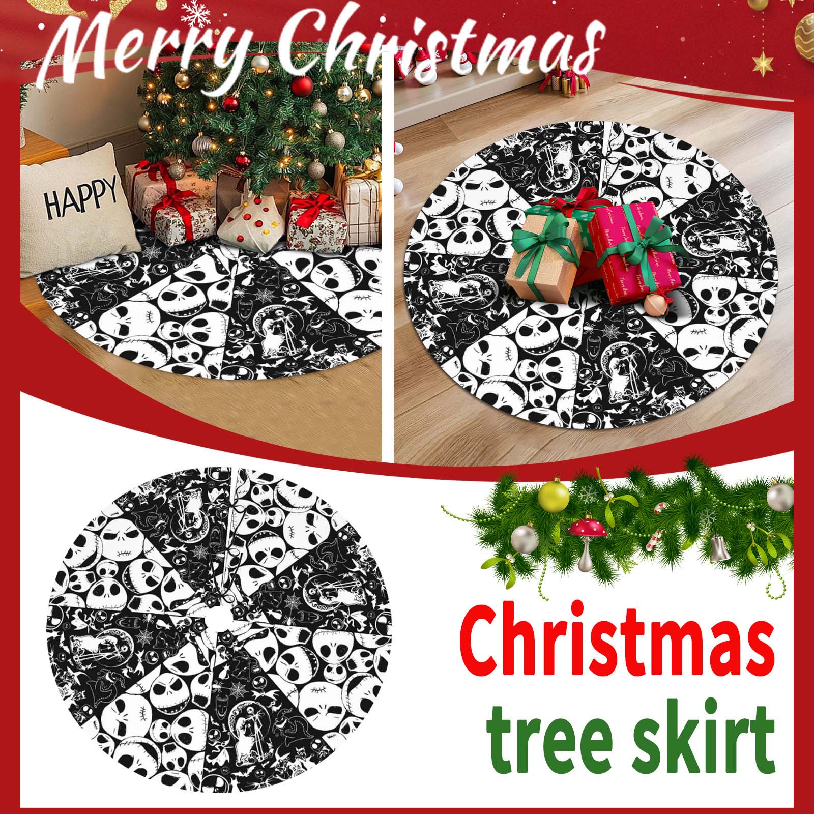 

Christmas Tree Skirt Craft Christmas Decorations One Size