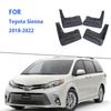 2018-FOR Toyota Sienna Mudguards Fender Mud Flap Guard Splash Mudflaps Car Accessories Auto Styline Front Rear 4pcs Mudguard